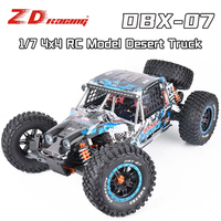 ZD Racing 4x4 RC Desert Truck 1/7 Electric brushless Remote Control Off-Road Car Model Adult Children Toy DBX-07 ATR/RTR version