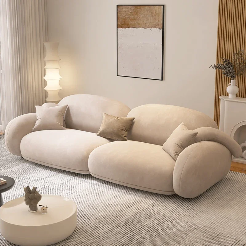 

Modern White Modular Sofa Elegantes Lounge Design European Sectional Sofa Outdoor Creative Apartment Muebles Hogar Furniture