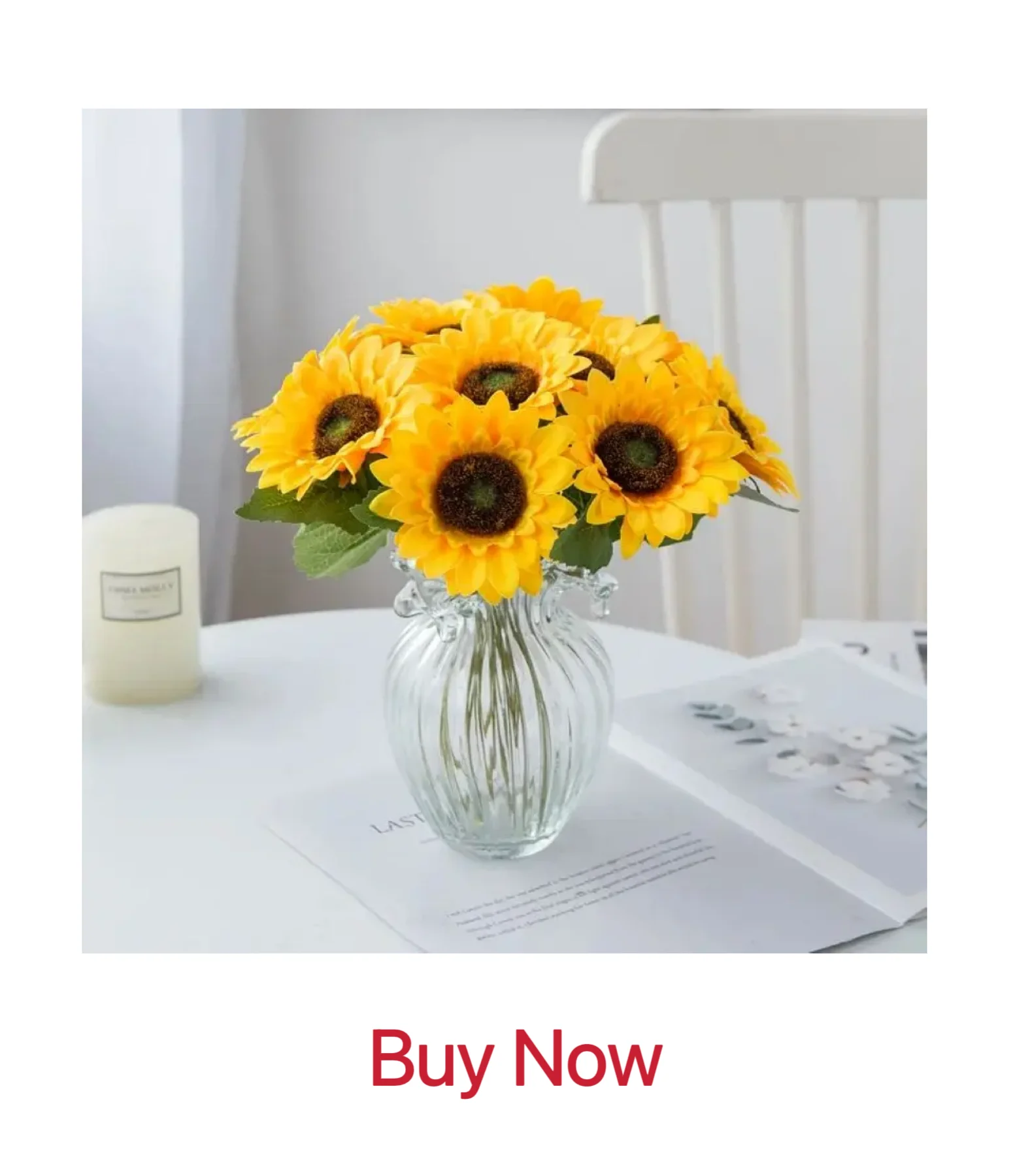 4 Stück Blumen plus 1 Stiel künstliche Blumen Heimdekoration Diy Zubehör dekorative Blumen Kranz Seide Schmetterling Orchidee Vase – Detail 9