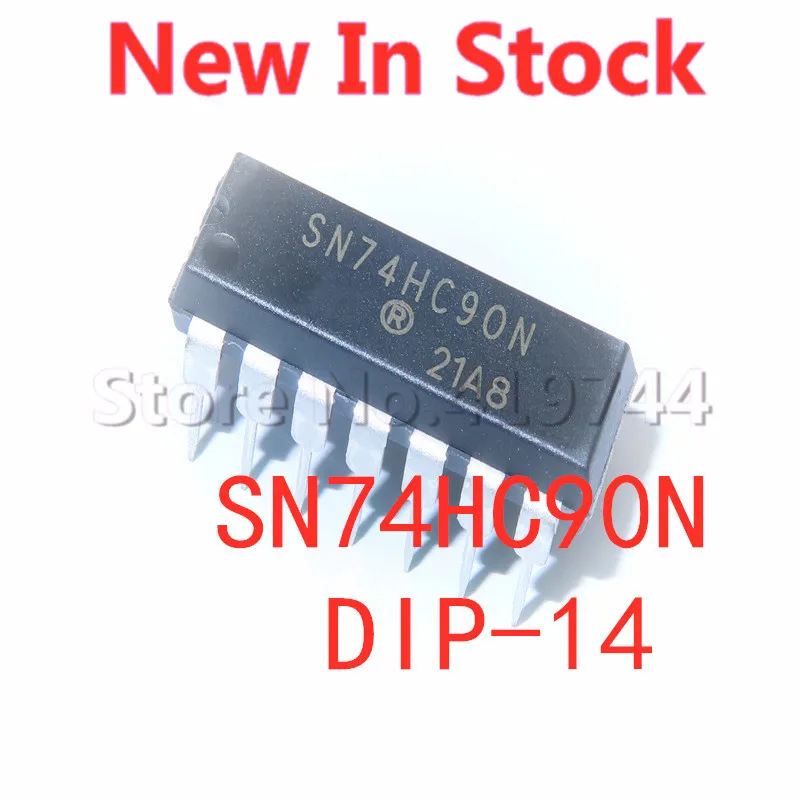 5PCS/LOT 74HC90 SN74HC90N HD74HC90P DIP-14 counter In Stock NEW original IC