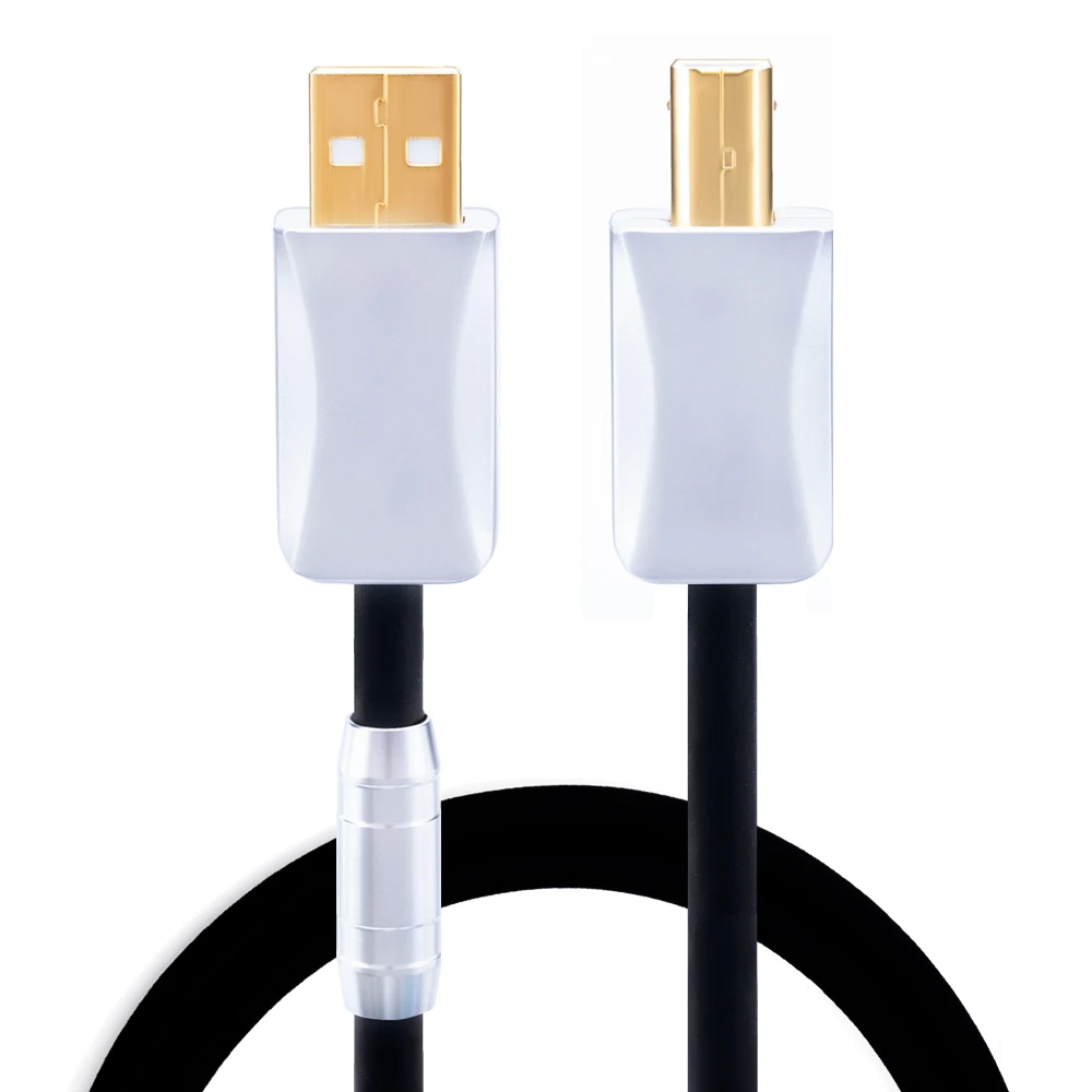 

Mogami Hifi Gold-plated USB Cable Type A To Type B Usb Data Cable for DAC Decoder Sound Card Computer Audio Cable DAC Data Lines