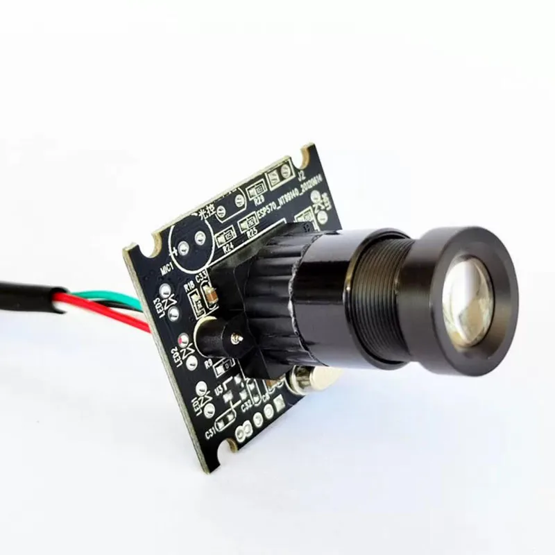 2MP 200W Pixel Macro USB Camera Module with 16mm Long Focus Lens - Distortion-Free Manual Focus Plug & Play