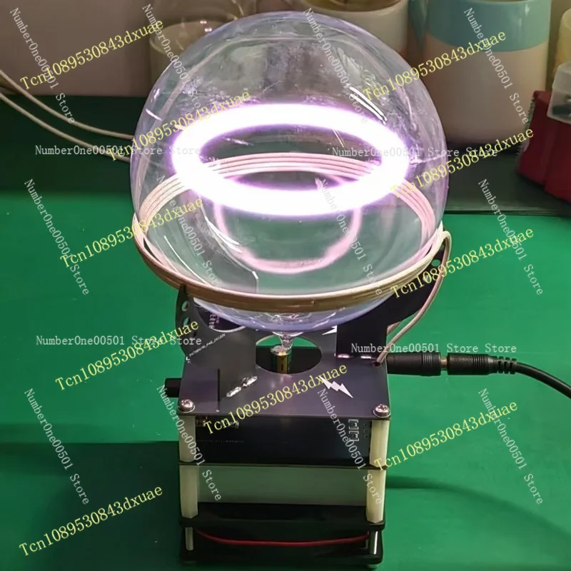 Plasma Ring Tesla Toroidal Plasma Ark Reactor Inert Gas Glowing Sphere Ion Sphere in stock
