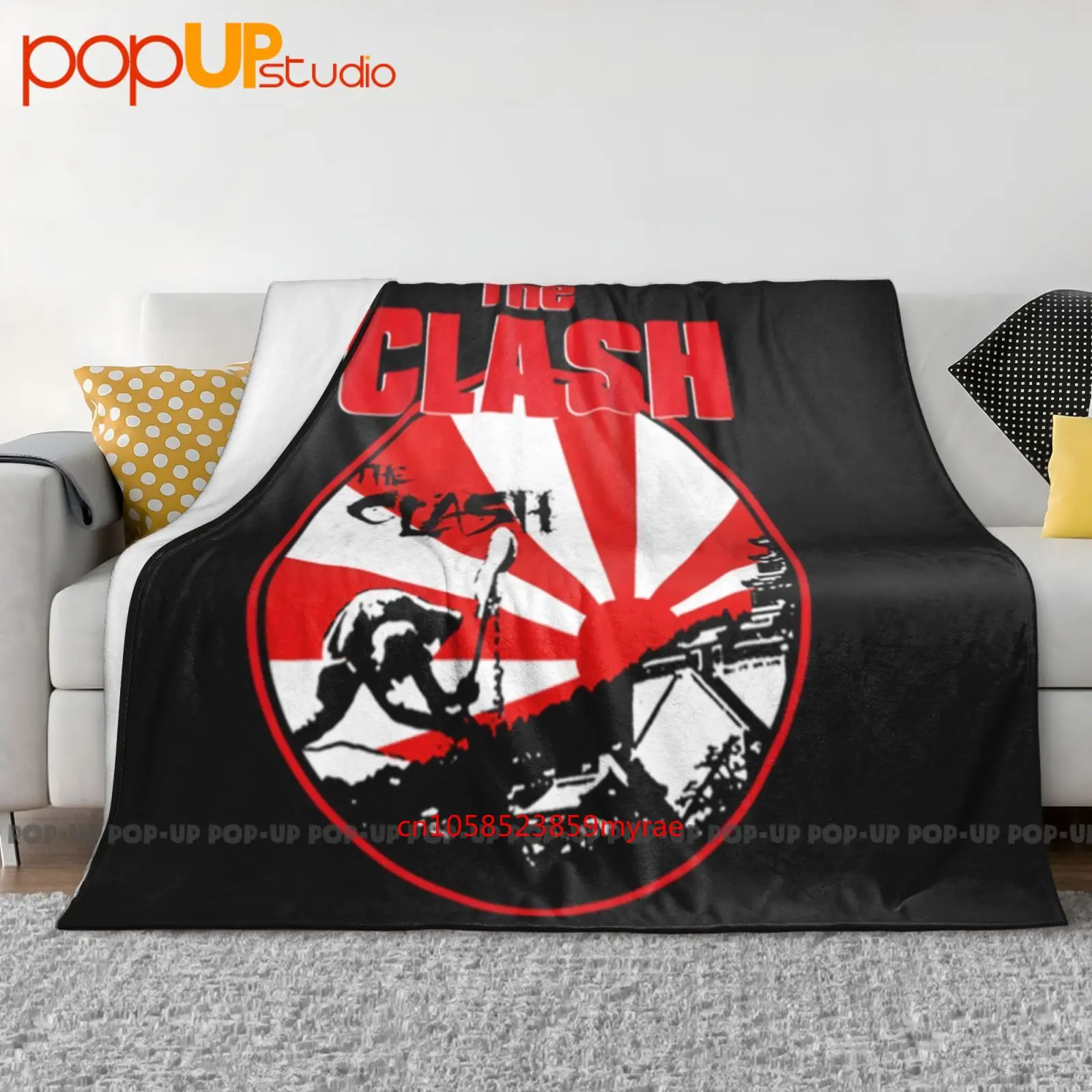 The Clash Nakano Sun Plaza Hall Tokyo Tour بطانية فائقة النعومة لحاف غطاء أريكة شتوي أغطية سرير
