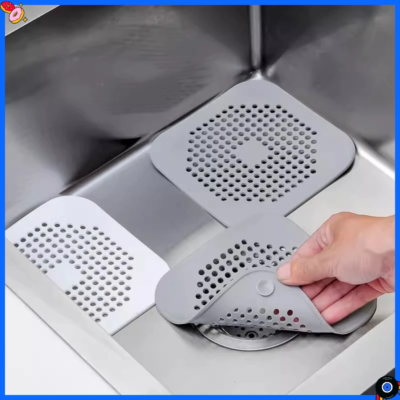 

Shower Drain Plug Hair Catcher Stopper Kitchen Sink Strainer Sewer Silicone Bathroom Floor Bathtub Water Filter Home Accessories