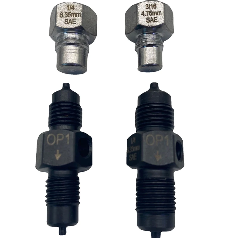 3/16in 1/4in Universal Copper Tube Hole Expander Adapter Expansion Pipe Diameter 4.75-6.35 MM Automotive Repair Flaring Tool Set