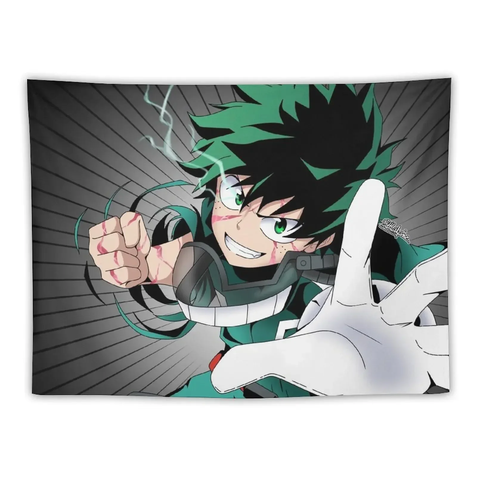 

Izuku Midoriya Tapestry Wall Hanging Decor Room Decoration Accessories Decorative Paintings Bedroom Decoration Tapestry