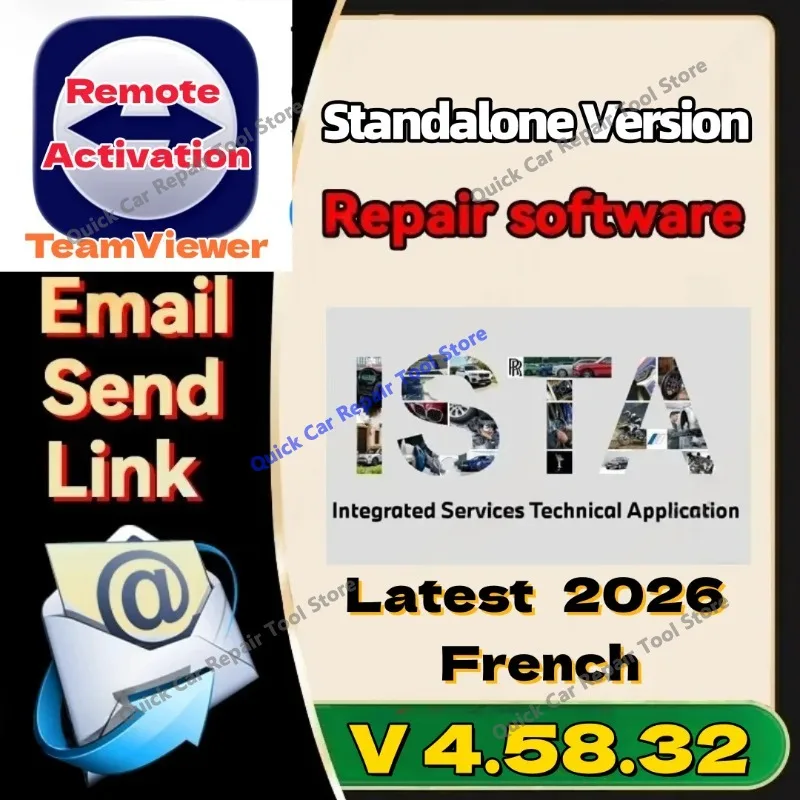 2026 Latest ISTA 4.58.32 French Version Minimal installation Diagnostic programming software Remote Installation Activation Code