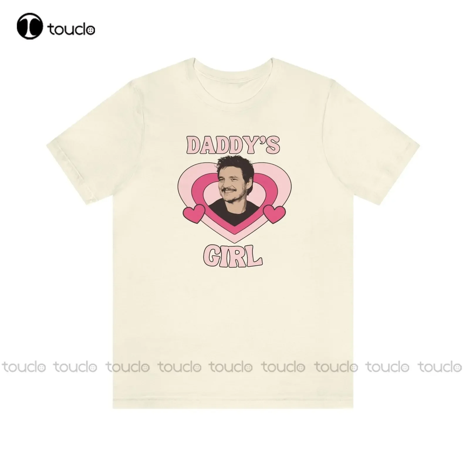 Pedro Pascal Tee, Daddy’S Girl Shirt, Valentine’S T-Shirt Mens Athletic Shirts Printed Tee Custom Gift Xs-5Xl Streetwear