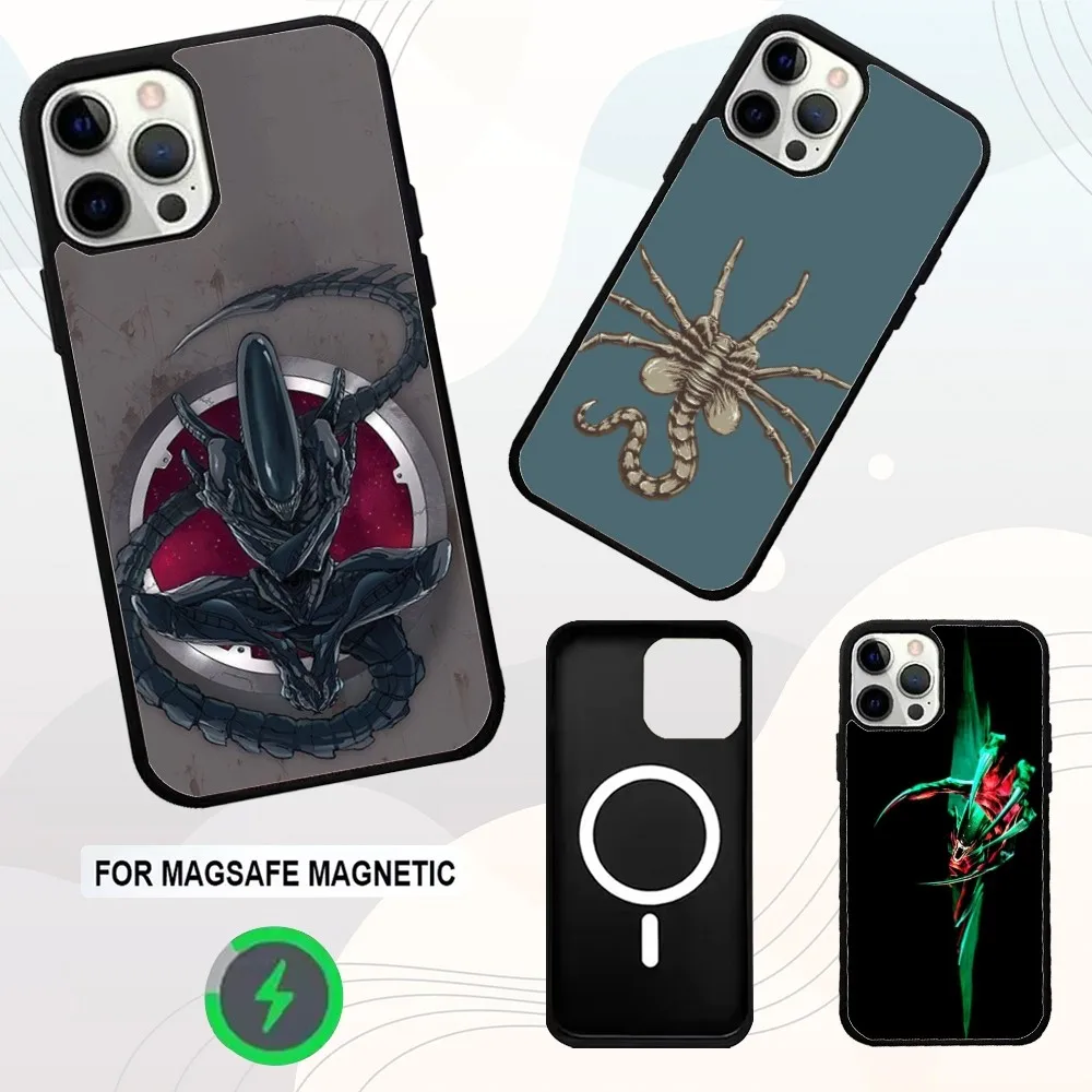 

Movie Alien X-Xenomorphs Phone Case For iPhone 16e,16,15,14,13,12,11,Plus,Pro,Max,Mini Magsafe Magnetic Wireless Charging