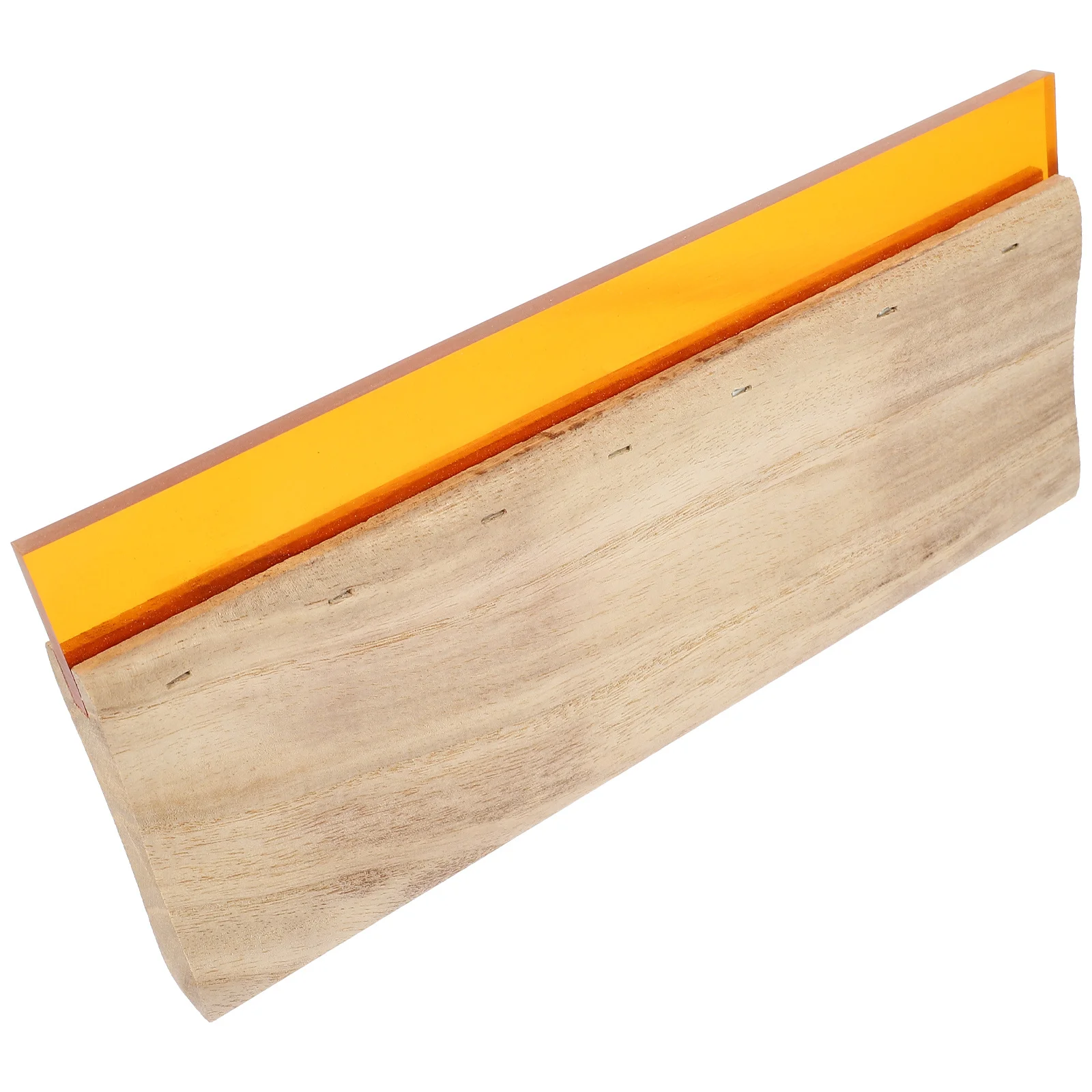 Premium Wood Handle Screen Printing Scraper Wear-Resistant Tool for Textile Graphic Applications Screen Printing Squeegee