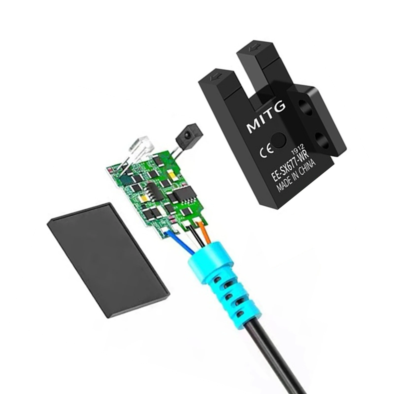 فتحة على شكل حرف U مفتاح كهروضوئي EE-SX67 سلسلة SX 670 671 672 673 674 675 676 677 مستشعر الحد التعريفي NPN PNP NO NC 5V-24V #2