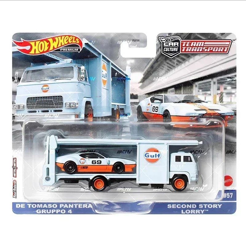 Оригинальные Mattel Hot Wheels FLF56 Premium Car Culture Team Transport Liberty Walk игрушечные модели автомобилей для мальчиков коллекция подарок