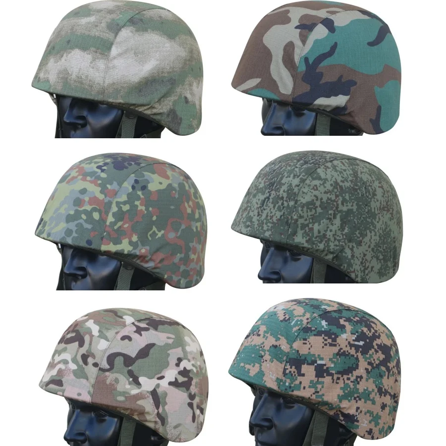 M88 QGF-03 Helmet German Flecktarn MC Camo Fabric Cover Elastic Russian EMR A-TACS FG Digital Jungle Camo Cloth Cover Cap