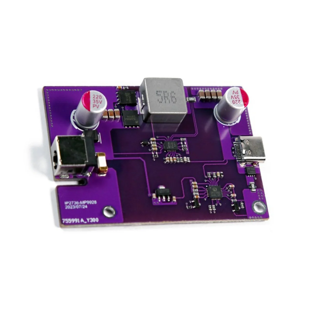 Modulo di ricarica rapida ABGI140W Modulo di conversione DC5.5X2.5mm a PD3.1 Uscita tipo C Modulo step-down ingresso IP2736 28-32V, C