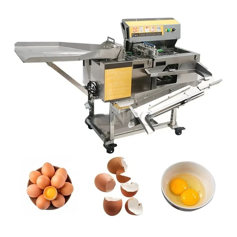 Custom Egg Breaking Separation Machine Commercial Automatic Egg Cracker Yolk Separating Equipment
