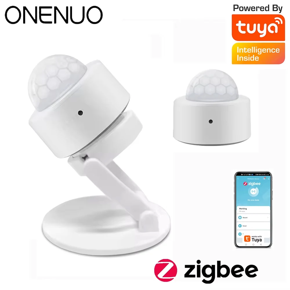 Zigbee Motion Sensors Smart Tuya Human Body Sensor Body Movement PIR ZigBee Motion Wireless Connection Smart Home Security Alarm