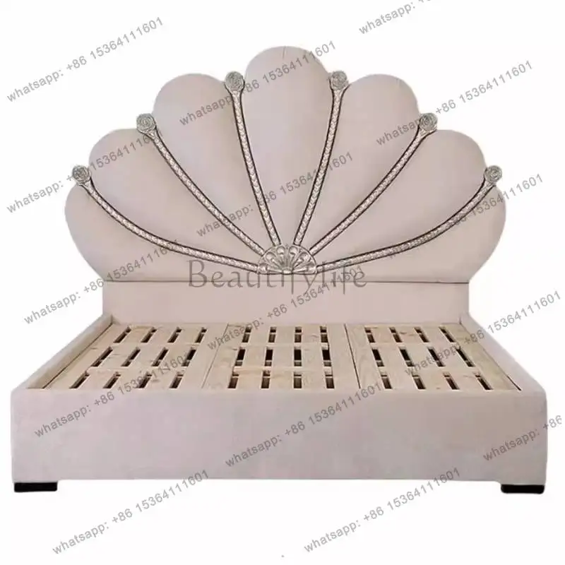 Organizer Sheet Double Bed Frame Upholstered Bases Headboards Double Bed Monster Daybed Camas De Dormitorio Furniture