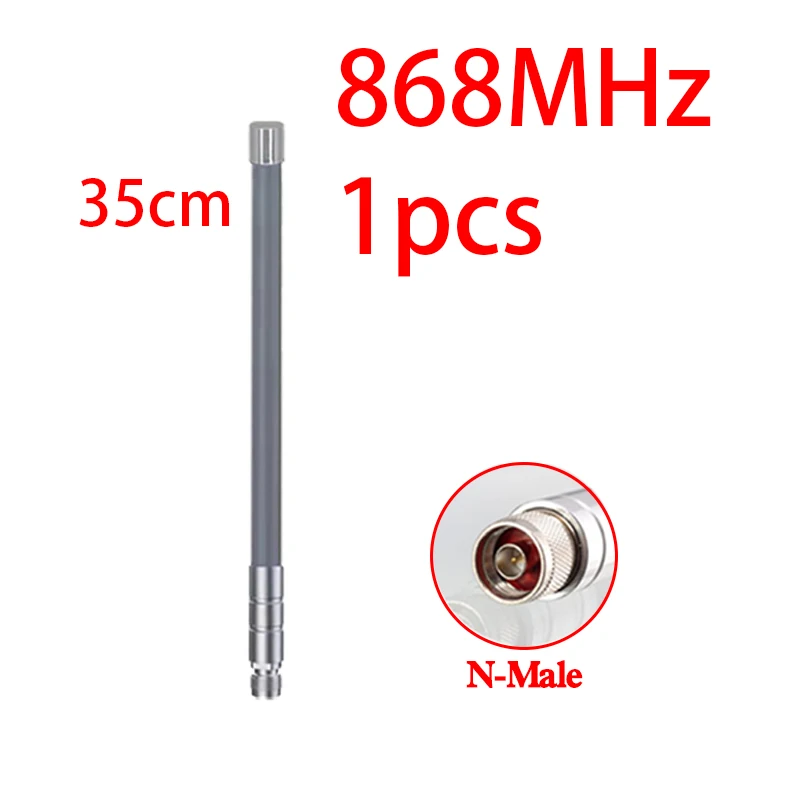 LoRa 868MHz 915MHz Antenna 35CM 5.8dBi N-Type Outdoor Omni-Directional Fiberglass Antenna for Helium Miner Hotspot Meshtastic