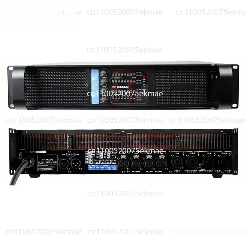 2200W x4 8 Ohm High Performance Professional Digital Amplifier Stereo 2U Power Amplifier High End Large Performance Bar Party