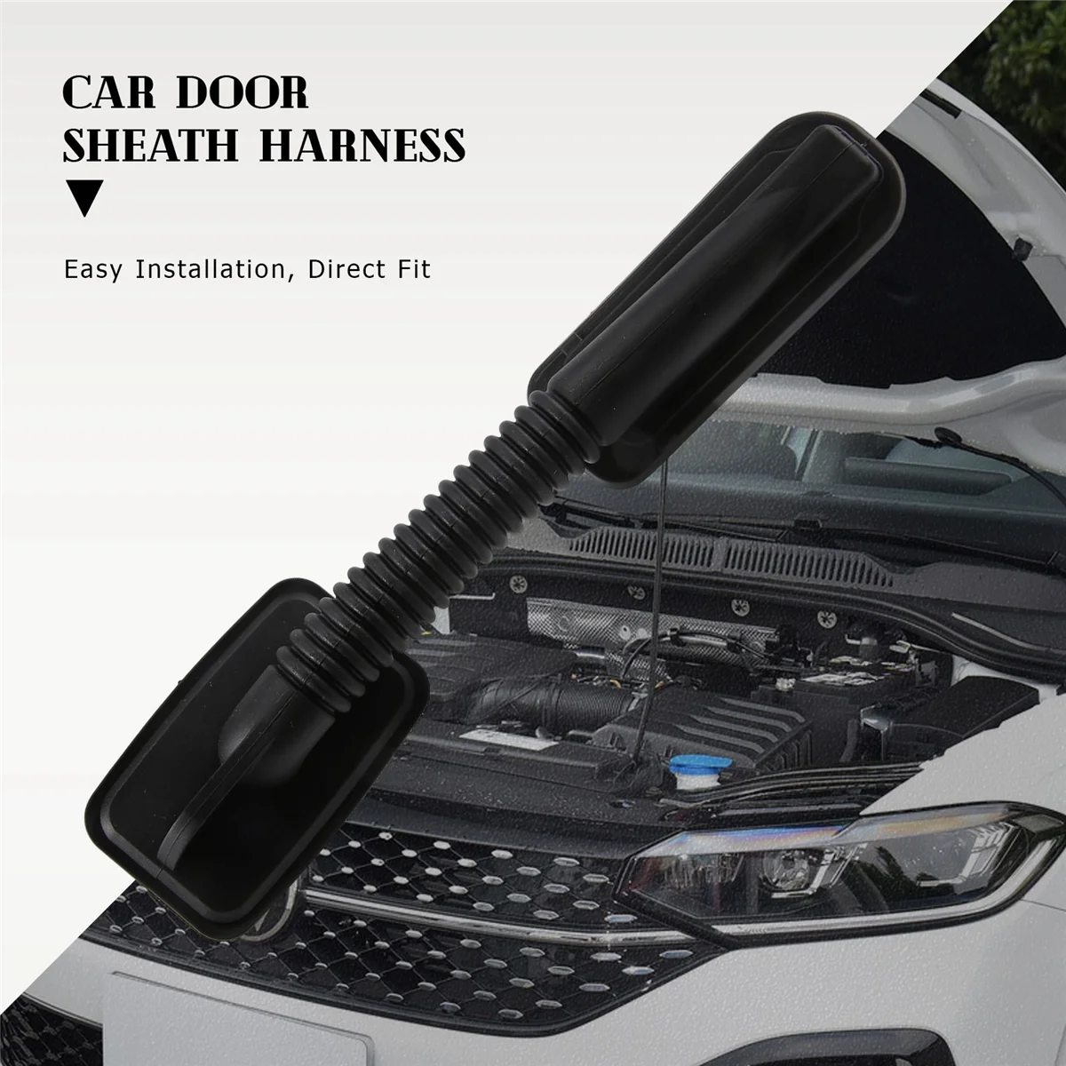 Placa lateral de puerta de coche, funda roscada, arnés de puerta, funda para Tiguan Jetta Santana 5N0 959 843 5N 0959843 B B B