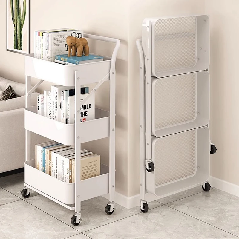 Italian Style Multifunctional Trolley Modern Designer Beauty Salon Trolley Barber Shop Storable Furniture Skjuta En Vagn HBSC