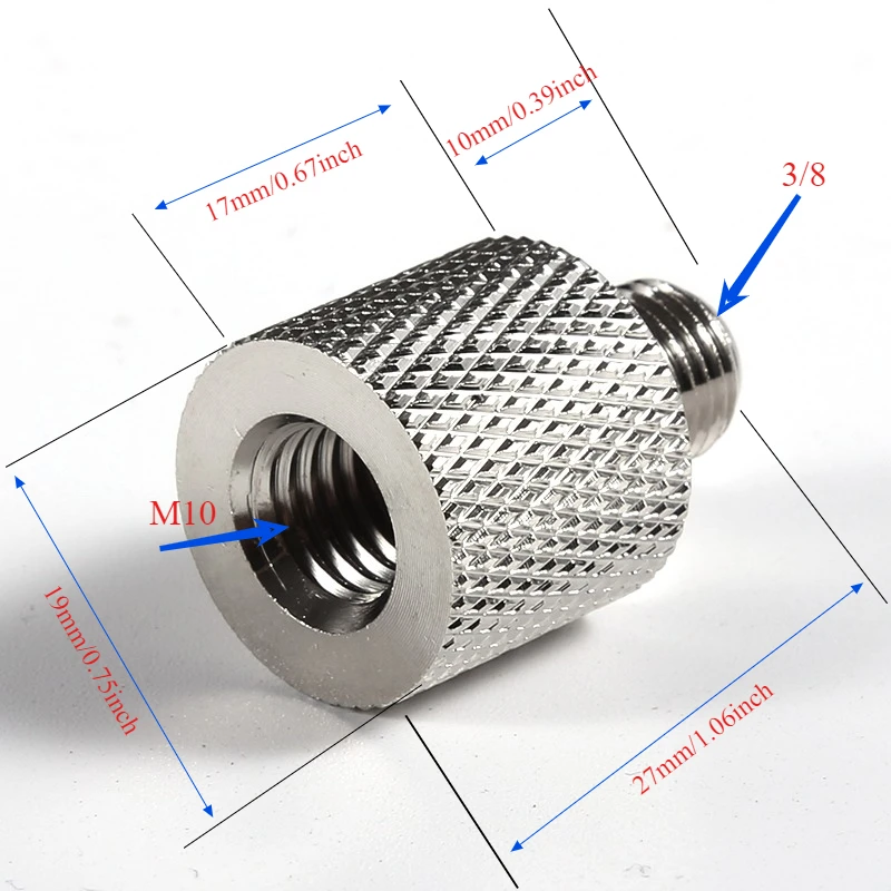 M10 naar 3/8 connectoradapter voor JPC-antenne