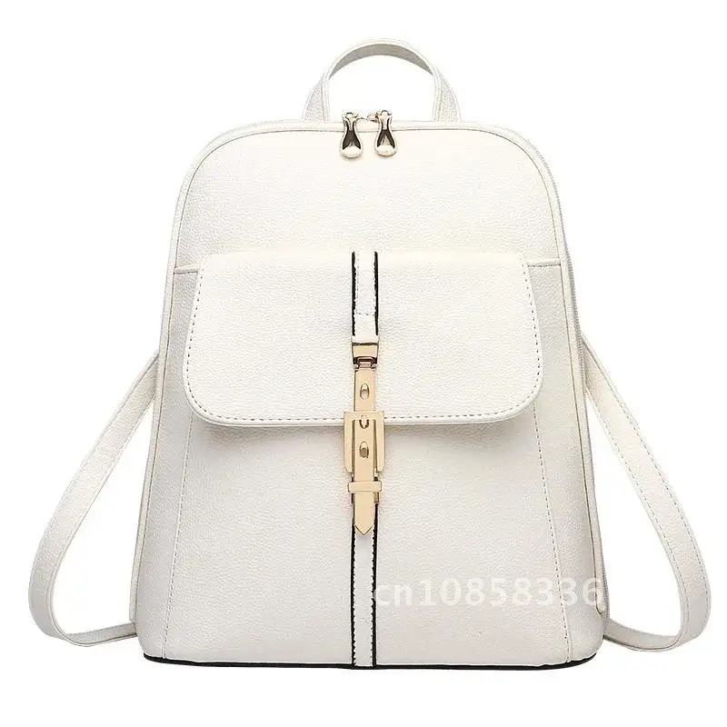 TRAVEASY 2023 Fashion Versatile Zipper Bag Women Large Capacity Shoulder Backpack Strap Cute Strap Double Single Or Girls