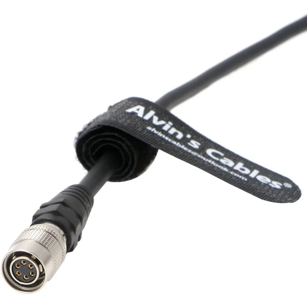 Alvin's Cables HR10A-7P-6S Hirose 6 Pin Female High Flex IO Cable for Basler ACE CCD MED Camera 3M| 9.8ft