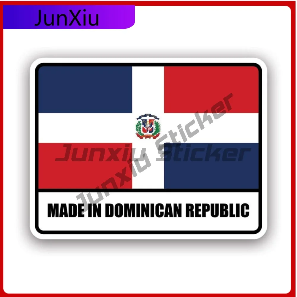 

Made In Dominican Scratch Resistant Fade Resistant Funny For Motorcycle Laptop Car Window Removable Easy To Remove Decoration