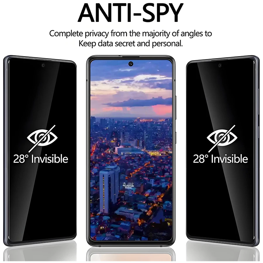 For Infinix Note 10 X693 Tempered Glass Anti-Spy Privacy Screen 9H Hardness Anti-Scratch For Protector Phone Film