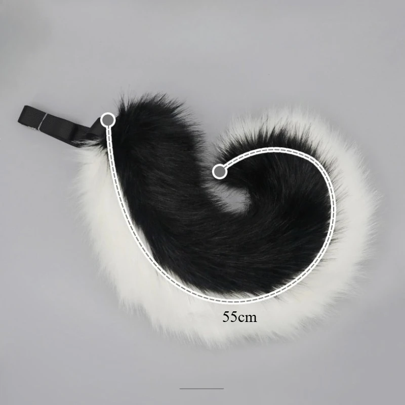 Cosplay Accessories Dog Ear Headband Cartoon Puppy Tail Decoration Plush Dog Ear Headband Simulation Animal Ear Prop