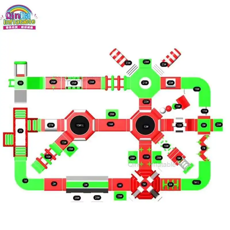 Parque de Atracciones, parque de juegos, parque de agua flotante inflable, a la venta