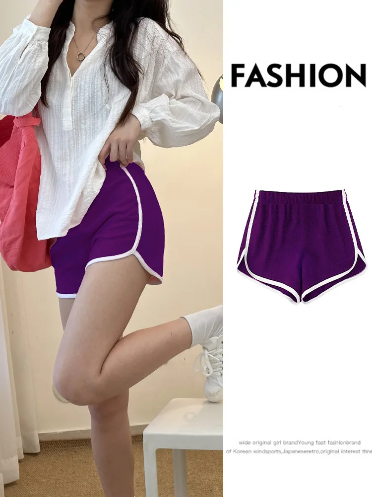 سراويل منزلية غير رسمية، سراويل أمان، سراويل يوجا، سراويل نوم، سراويل مرنة للجري للياقة البدنية مضادة للوهج للسيدات، سراويل رياضية