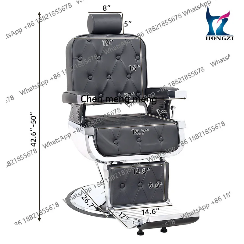 

Hairdressing chair can be lifted and reclined Barber chair Hair salon special Hair cutting chair Salon furniture