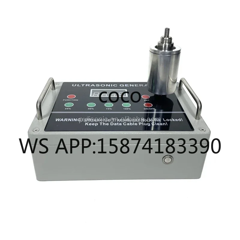28KHZ Rotary Vibrating Screen Parts Ultrasonic Vibration Generator and Ultrasonic Transducer