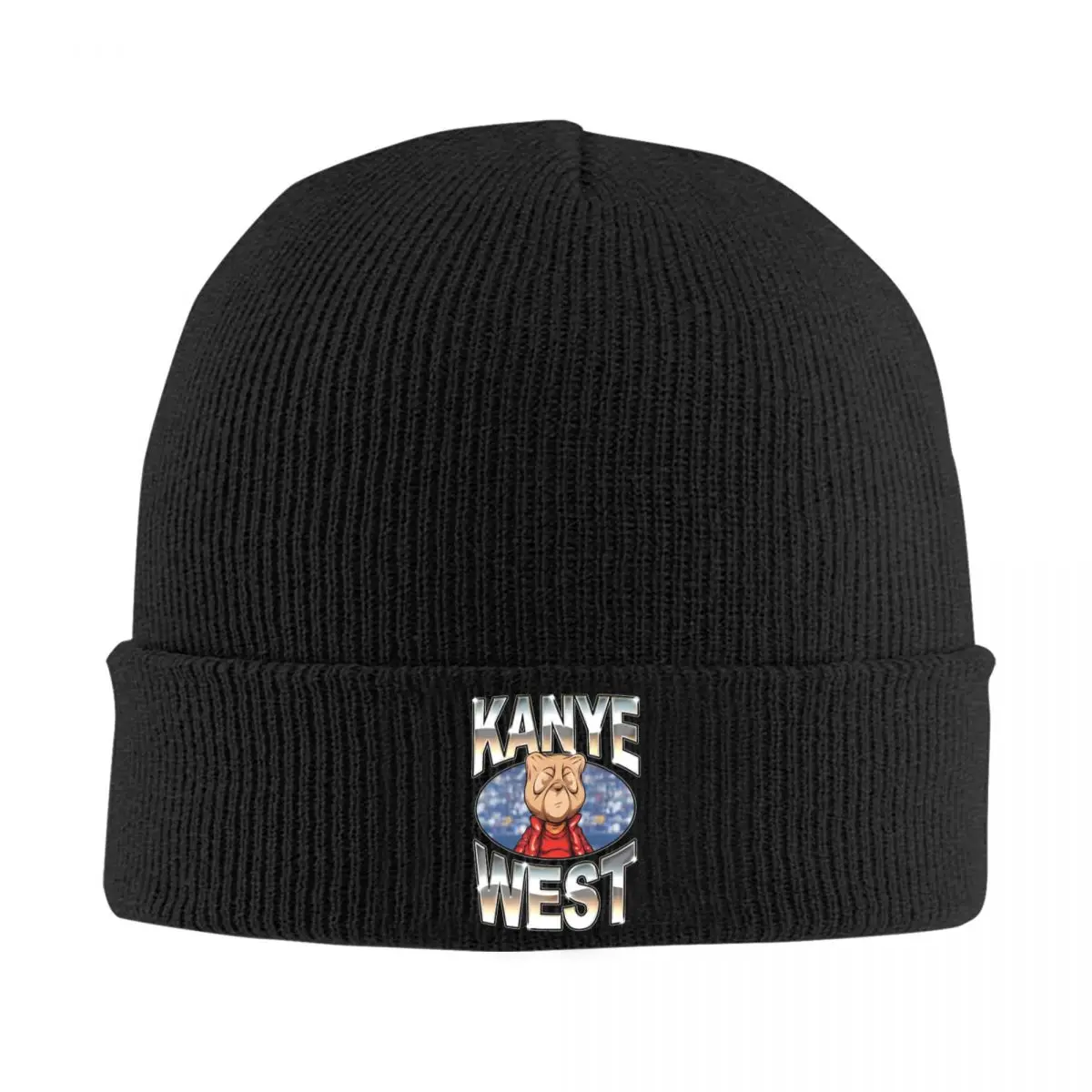 Sandal Wood Kanye West Knitted Hat Women's Men's Beanie Autumn Winter Hats Acrylic Meme Hip Hop Rap Style Warm Caps