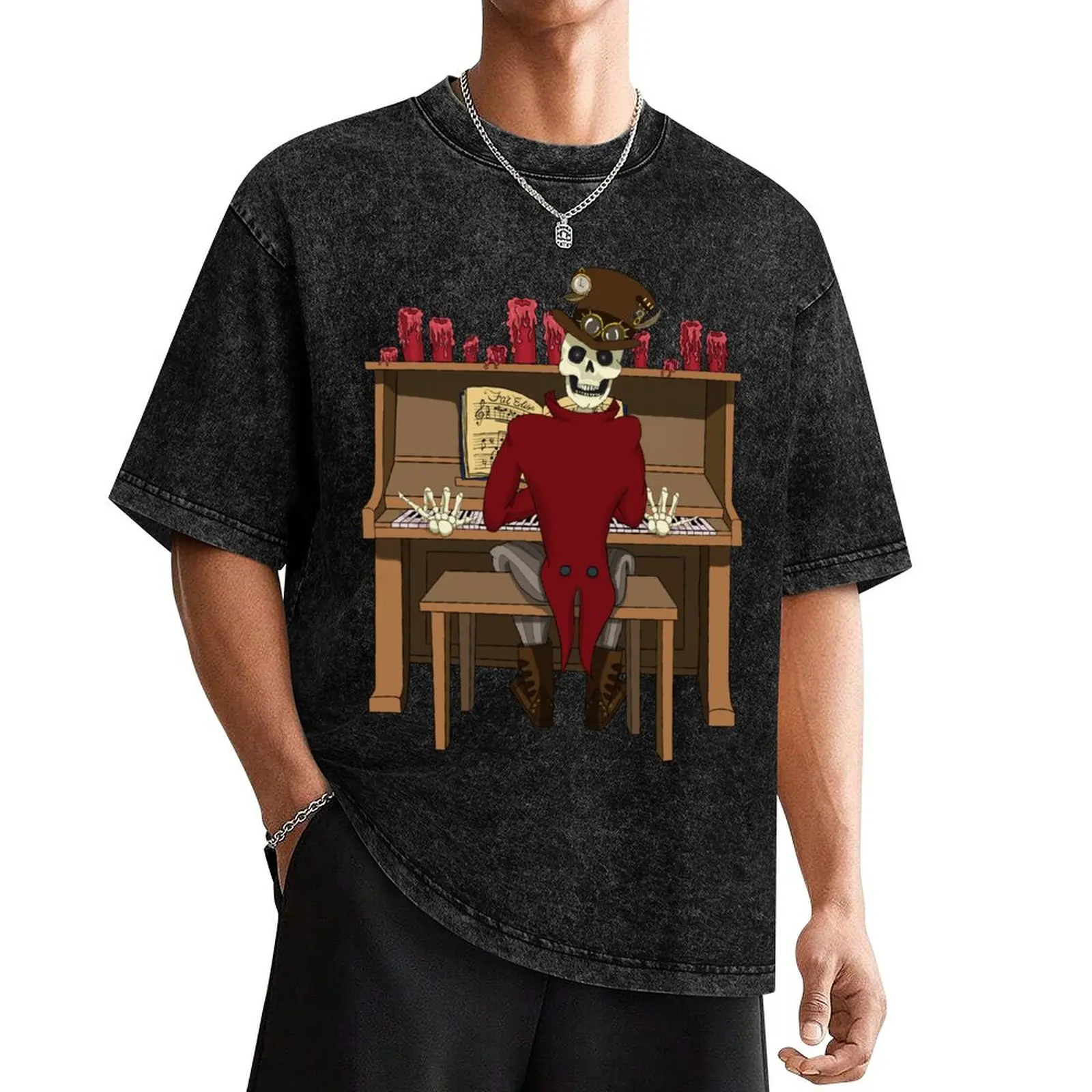 

Steampunk Skelly T-Shirt man clothes cheap stuff mens designer clothes