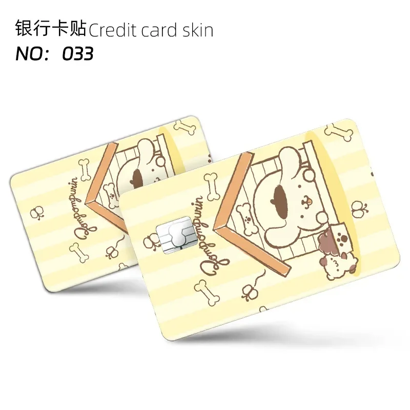 Various Sanrio Anime Bank Credit Cards Bus Pass Stickers Cool Decoration Waterproof and Scratch Resistant Stickers Toys Gifts