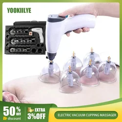 Electric Vacuum Cupping Gun Set Suction Cup Massage Treatment Machine Home Anti-cellulite Massager Chinese Physiotherapy Jars