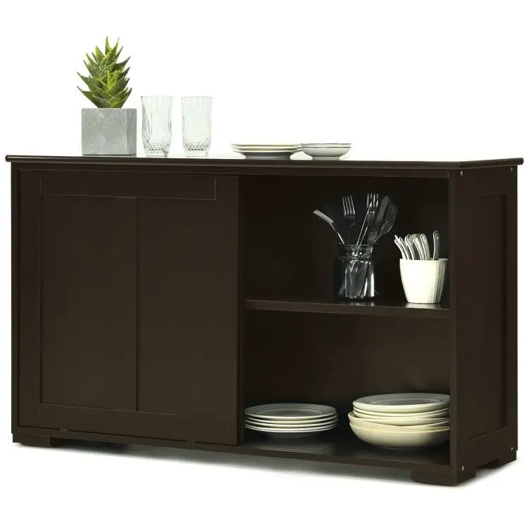 Kitchen lockers with height adjustable shelving for efficient storage