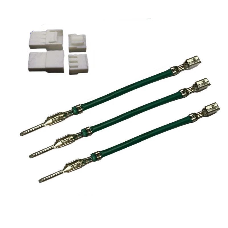 5pcs VH3.96 Connector Cable 10CM 22AWG Female Male 2/3/4/5/6Pin Plug Socket Male Female Wire Connector Extension cable