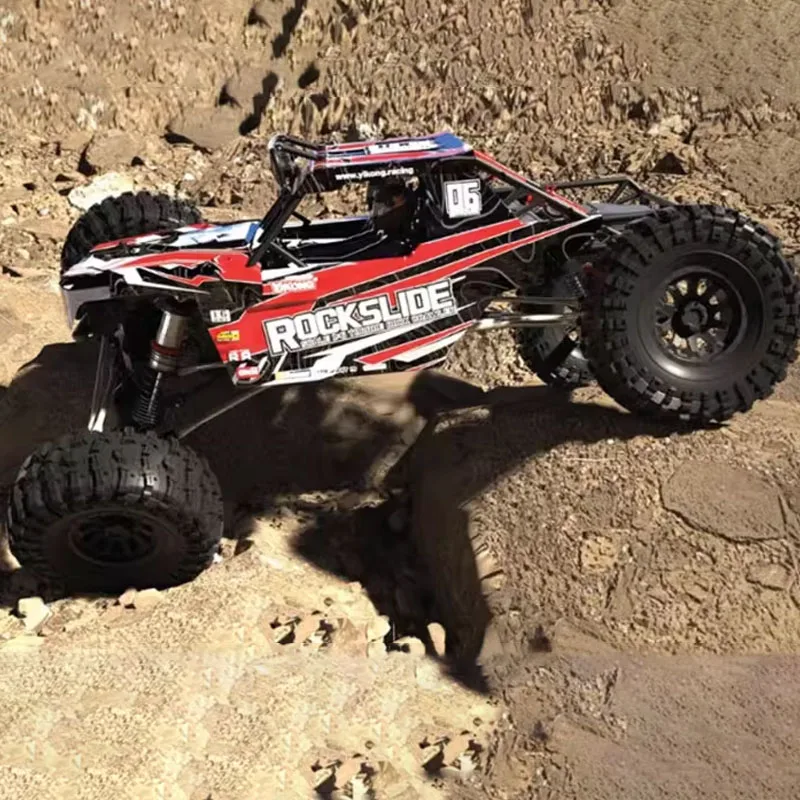 Yk4061 1:6 초저중심 록 슬라이드 시뮬레이션 원격 제어 사륜구동 오프로드 등반 차량 모델