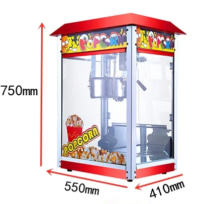 Automatic Sweet Caramel Popcorn Machine Electric Industrial Popcorn Machine for Cinema