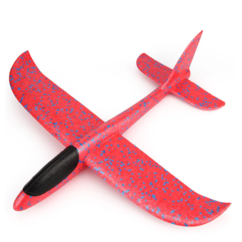 Airplane Model Manual Throwing Whirly Flying Glider Planes for Children Kids Playing (Orange) kids plane toys