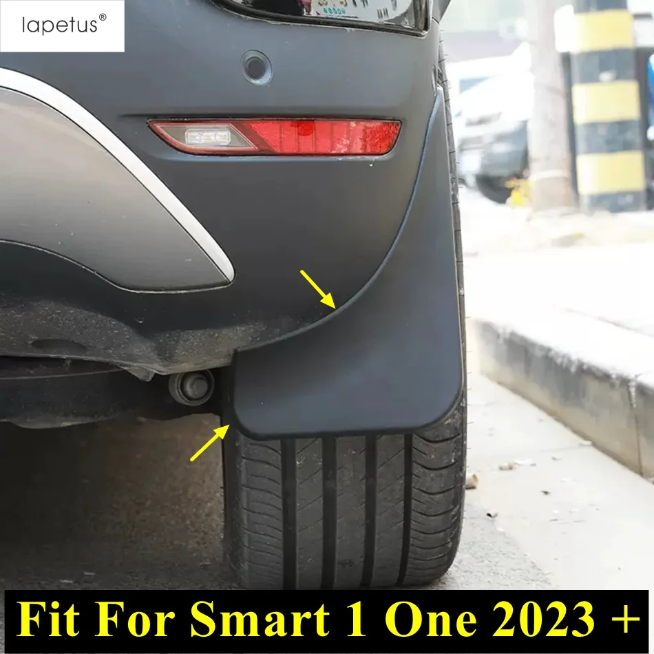 

Front and Rear Mudguards Mud Splash Flaps Muds Fendercar Protector Cover Fit For Smart 1 One 2023 2024 Auto Exterior Accessories