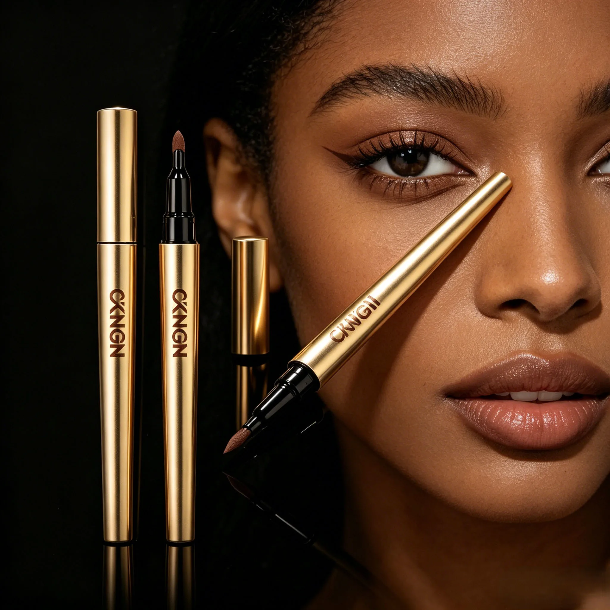 Waterproof Liquid Eyeliner Pen Long Lasting Smudge-proof Black Eyeliner Pencil Quick Dry Makeup