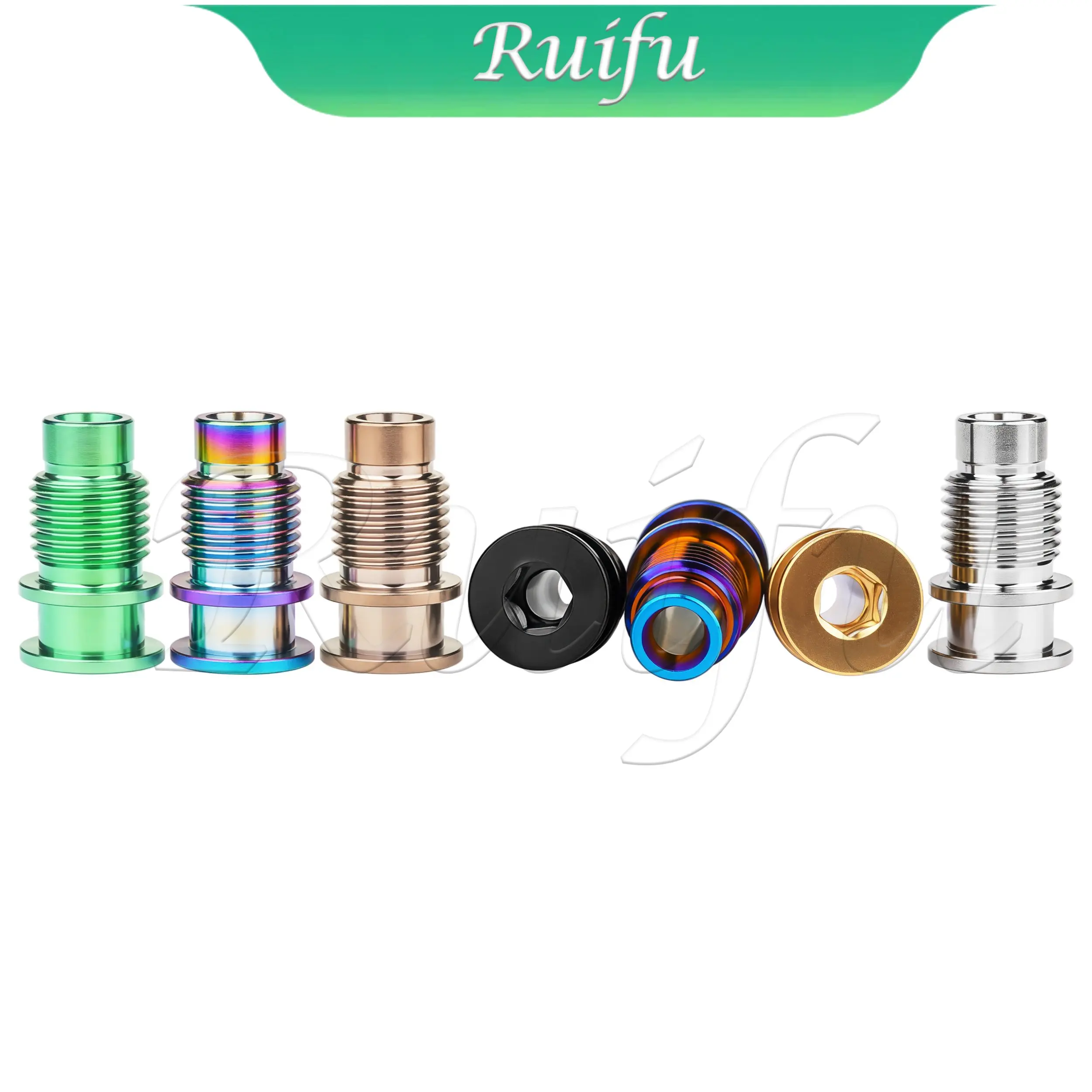 Ruifu  1/2PCS Titanium Bolt M10x20.5mm Road Bike  Rear Derailleur Rotation Shaft Bolt Bicycle Shift Fixing Axle Screw