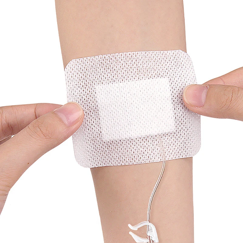 5Pcs Large Size Hypoallergenic Non-woven Medical Adhesive Plaster Wound Dressing Band-Aids First Aid Bandage