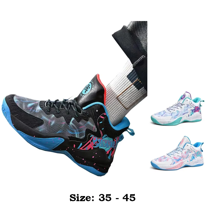 

High quality casual sport shoe for men and women new 2025 size 35 45 comfortable outdoor running basketball Sneakers shoe print